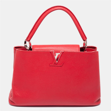 Louis Vuitton Scarlett Taurillon Leather Capucines MM Bag