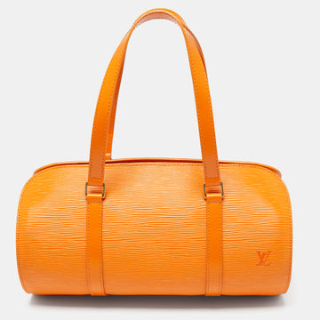 Louis Vuitton Mandarin Epi Leather Soufflot Bag