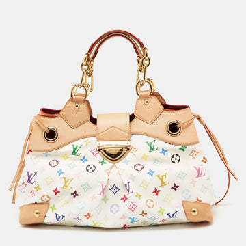 Louis Vuitton White Multicolor Monogram Canvas Ursula Bag