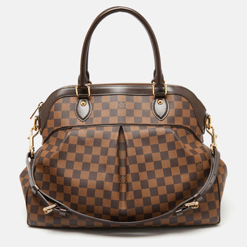 Louis Vuitton Damier Ebene Canvas Trevi GM Bag Louis Vuitton