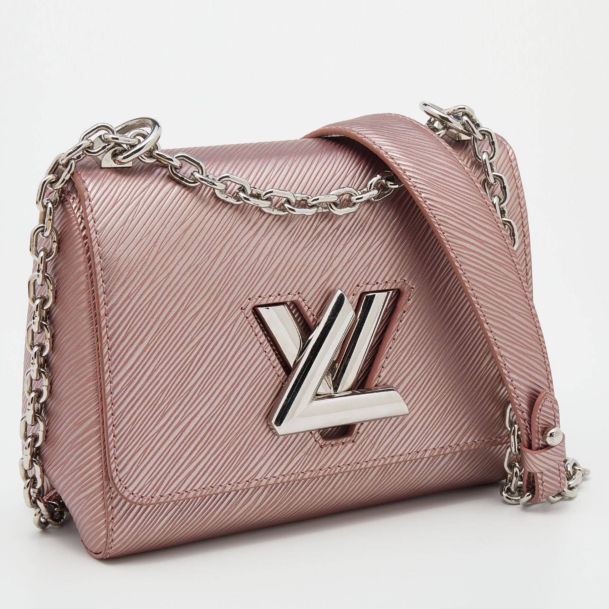 Louis Vuitton Rose Gold Epi Leather Twist PM Bag