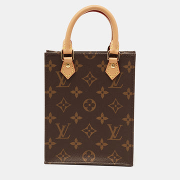 Louis Vuitton Monogram Canvas Petit Sac Plat Bag