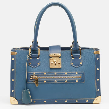 Louis Vuitton Blue Leather Suhali Le Fabuleux Bag