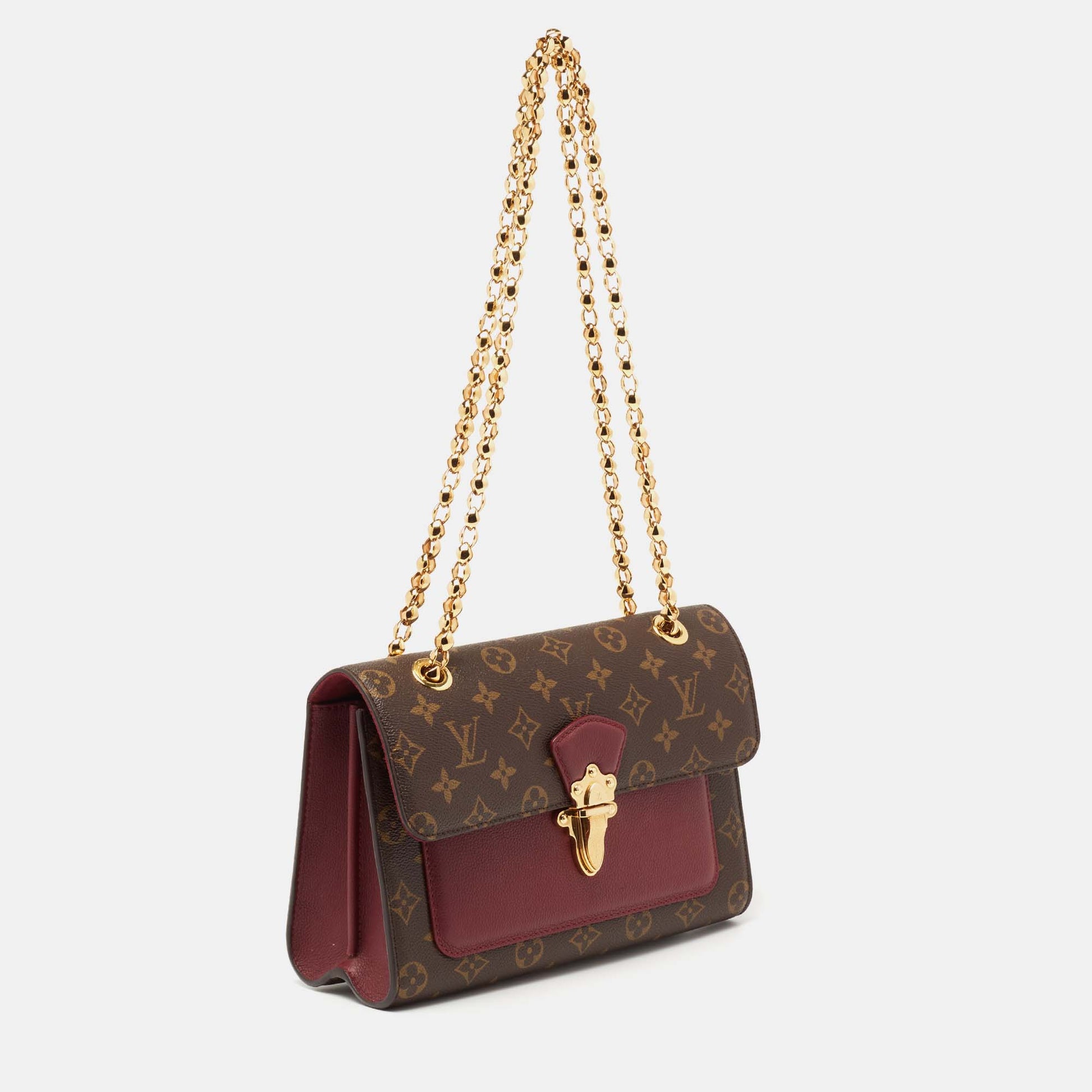 tas shoulder-bag Louis Vuitton Victoire Monogram Raisin Shoulder