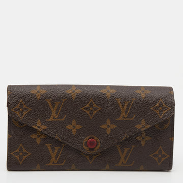 Louis Vuitton Rouge Monogram Canvas Josephine Wallet