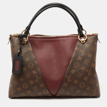 Louis Vuitton Burgundy Monogram Canvas V MM Bag