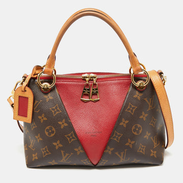 Louis Vuitton Red Monogram Canvas and Leather V BB Bag