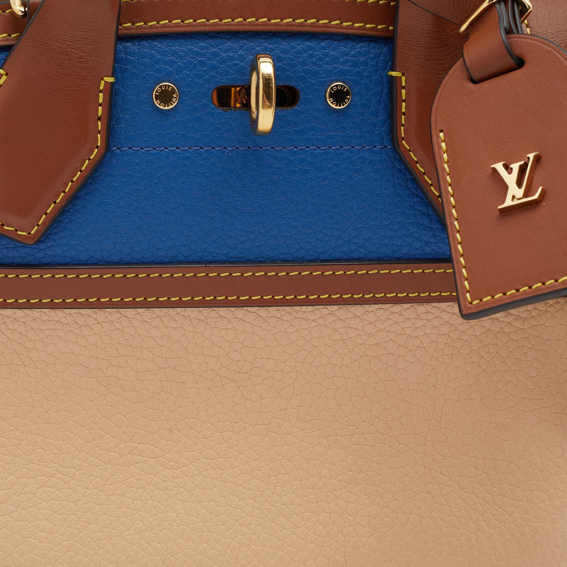 Louis Vuitton City Steamer MM Taurillon leather