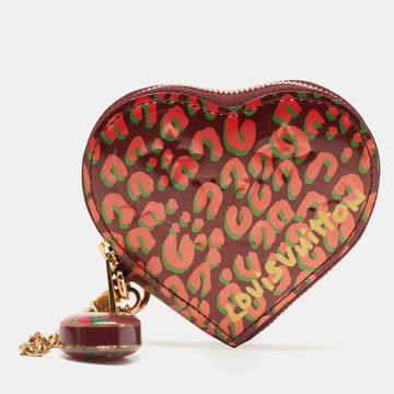 Louis Vuitton Vernis Leather Limited Edition Stephen Sprouse Heart Coin Purse