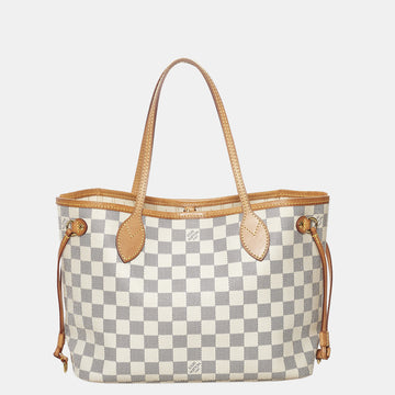 Louis Vuitton Blue/White Damier Azur Neverfull PM