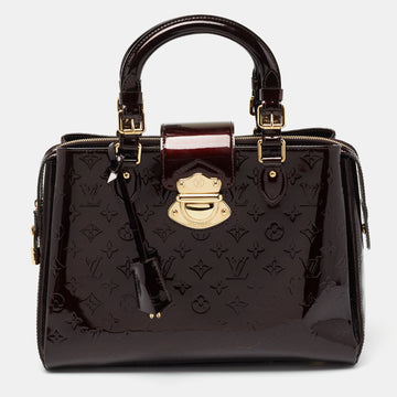 Louis Vuitton Amarante Monogram Vernis Melrose Avenue Bag