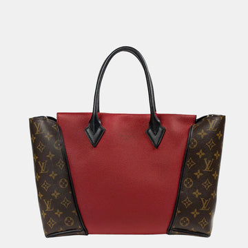 Louis Vuitton Red/Brown Monogram Canvas and Leather W PM Tote Bag