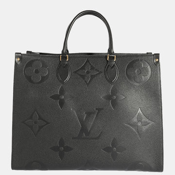 Louis Vuitton Black Monogram Empreinte Canvas Onthego GM Tote Bag