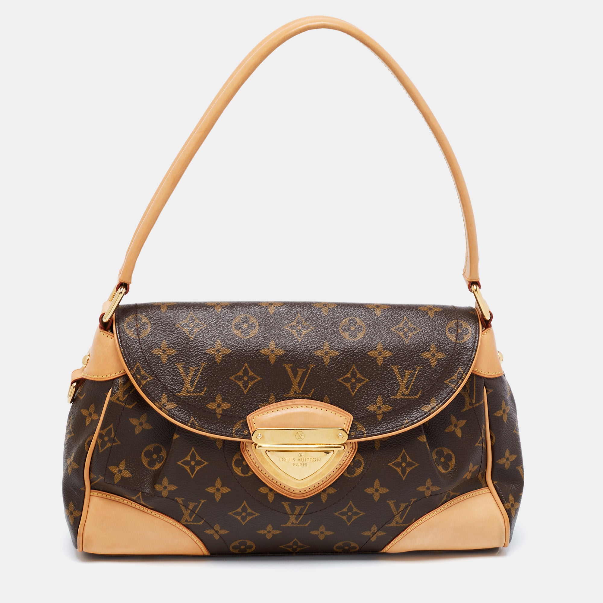 LOUIS VUITTON Monogram Canvas Beverly Clutch Bag