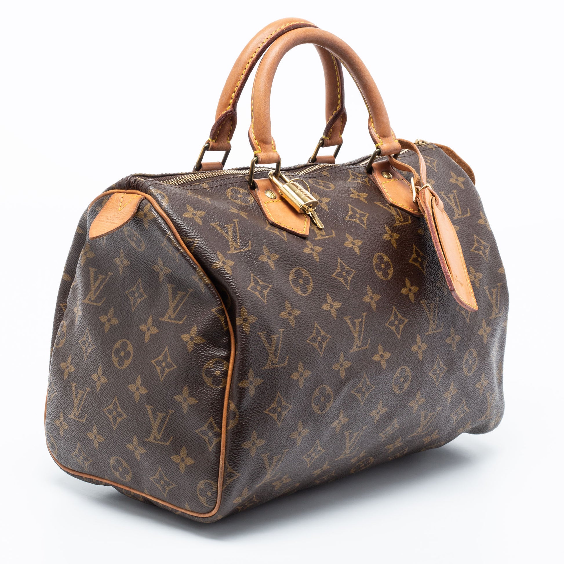 LOUIS VUITTON Used Handbag Monogram Speedy 30 Satchel