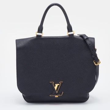 Louis Vuitton Black Taurillon Leather Volta Top Handle Bag