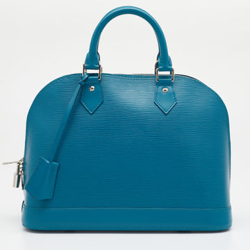 Louis Vuitton Cyan Epi Leather Alma PM Bag
