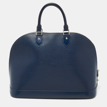 Louis Vuitton Indigo Epi Leather Alma GM Bag