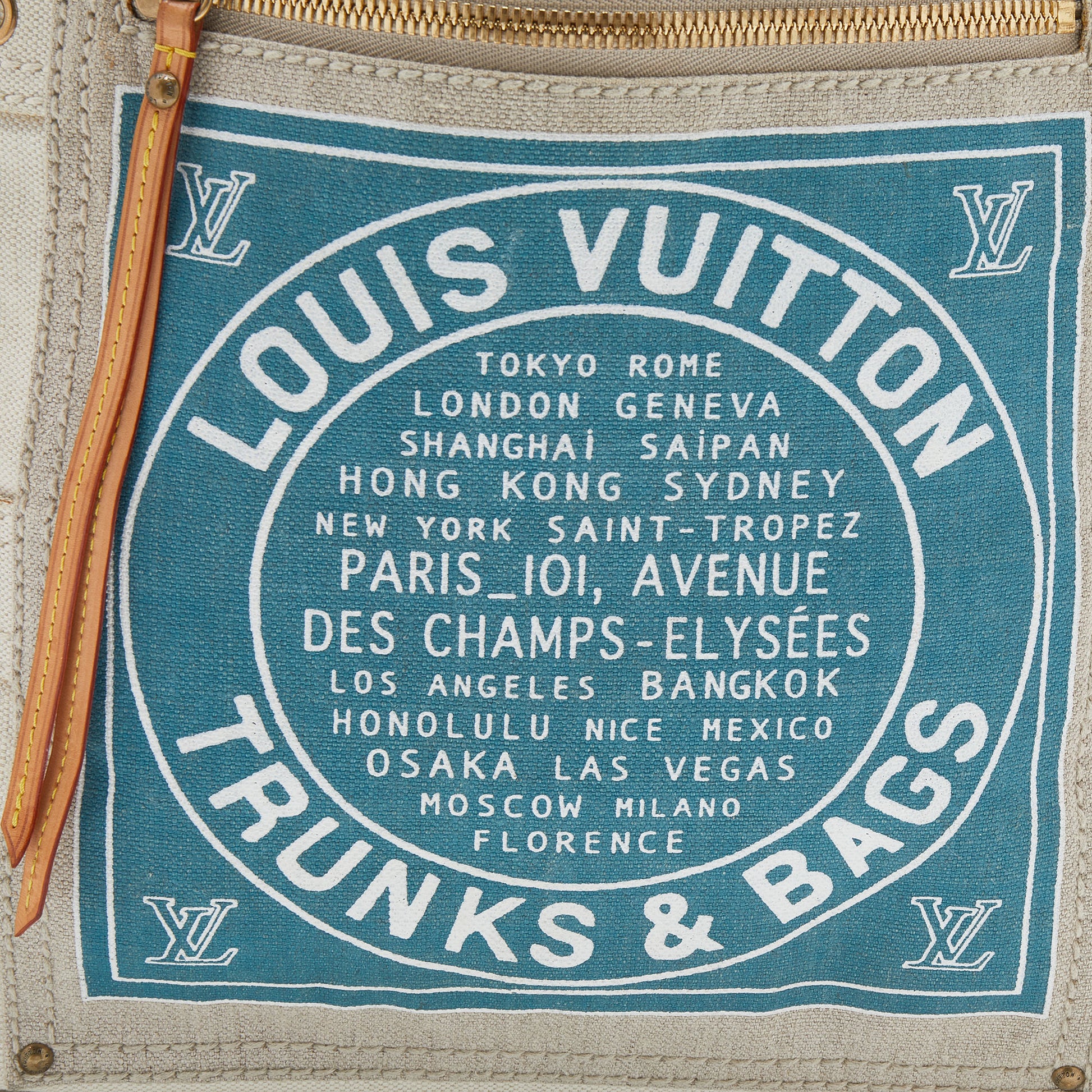 Louis Vuitton Toile Globe Shopper Cabas Mm 85153