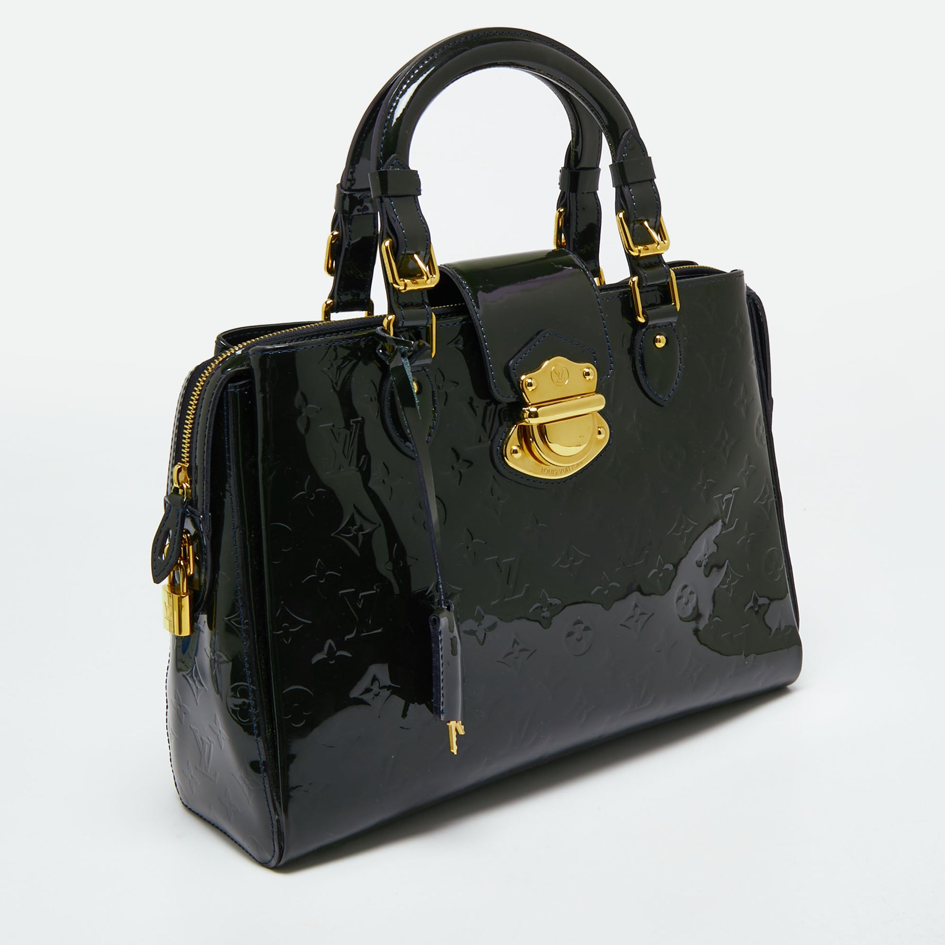 Louis Vuitton Vintage - Vernis Melrose Avenue Bag - Dark Green