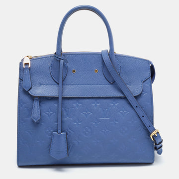 Louis Vuitton Iris Monogram Empreinte Leather Pont Neuf MM Bag