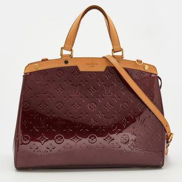 Louis Vuitton Rouge Fauviste Monogram Vernis Brea GM Bag