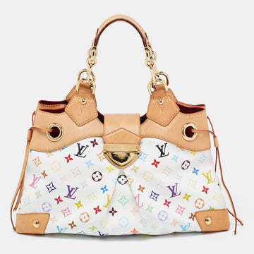 Louis Vuitton White Multicolore Monogram Canvas Ursula Bag