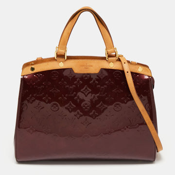 Louis Vuitton Rouge Fauviste Monogram Vernis Brea GM Bag