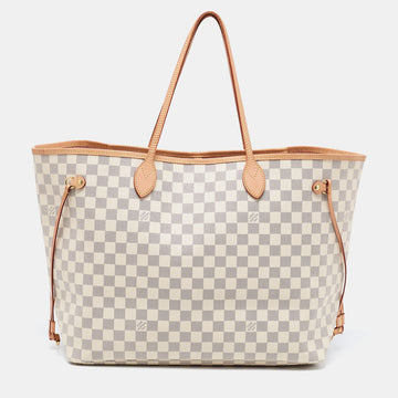 Louis Vuitton Damier Azur Canvas Neverfull GM Bag