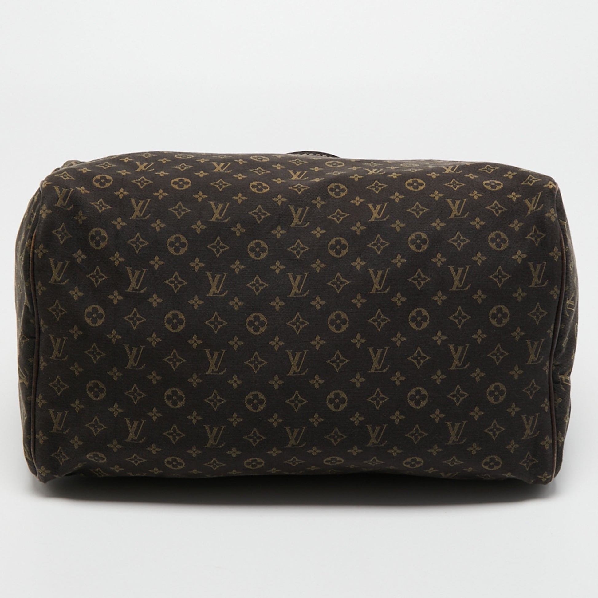 Louis Vuitton Fusain Monogram Mini Lin Canvas Speedy 30 Bag Louis Vuitton