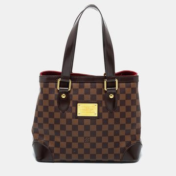 Louis Vuitton Damier Ebene Canvas and Leather Hampstead PM Bag