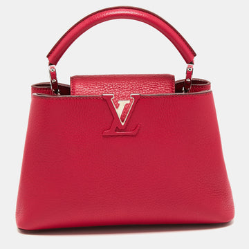 Louis Vuitton Pink Taurillon Leather Capucines BB Bag