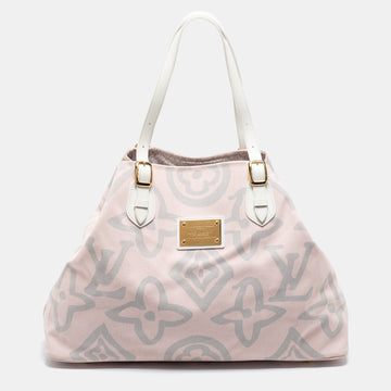 Louis Vuitton Pink Canvas Tahitienne Cabas Bag