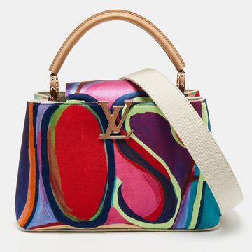 Louis Vuitton Multicolor Fabric and Leather Limited Edition 036/200 Artycapucines PM Bag