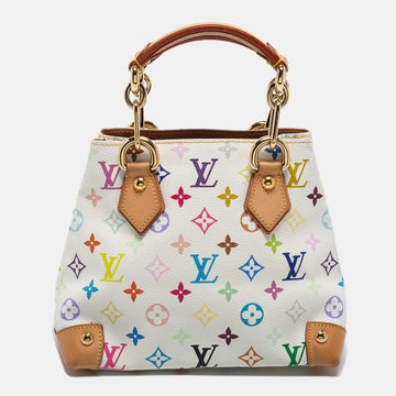 Louis Vuitton White Multicolor Monogram Canvas Audra Bag