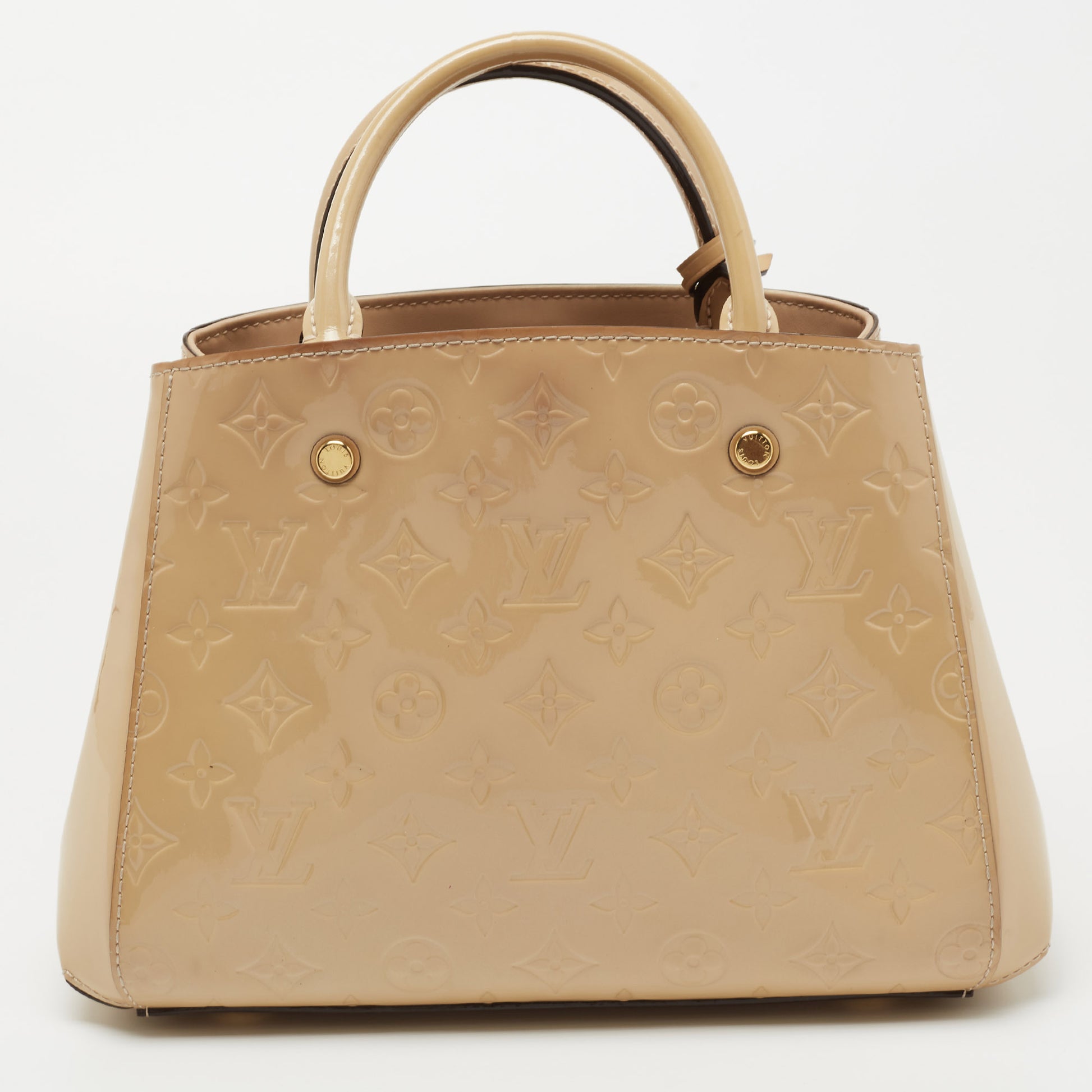 Louis Vuitton Bag M50173 LV Monogram Vernis Montaigne BB Shoulder Bag Dune  women