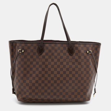 Louis Vuitton Damier Ebene Canvas Neverfull GM Bag