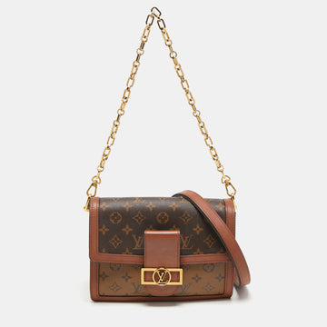 Louis Vuitton Monogram/Monogram Reverse Canvas Dauphine MM Bag