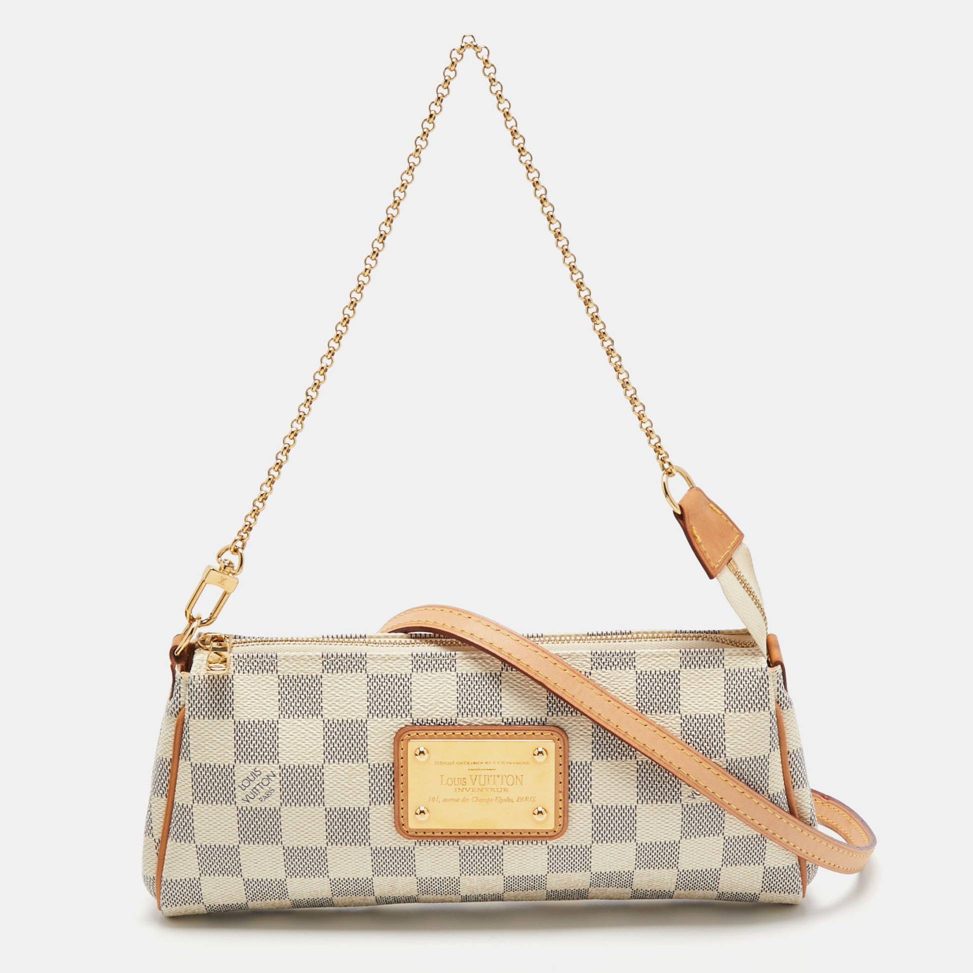 Louis Vuitton Damier Azur Eva Clutch - My Luxury Bargain