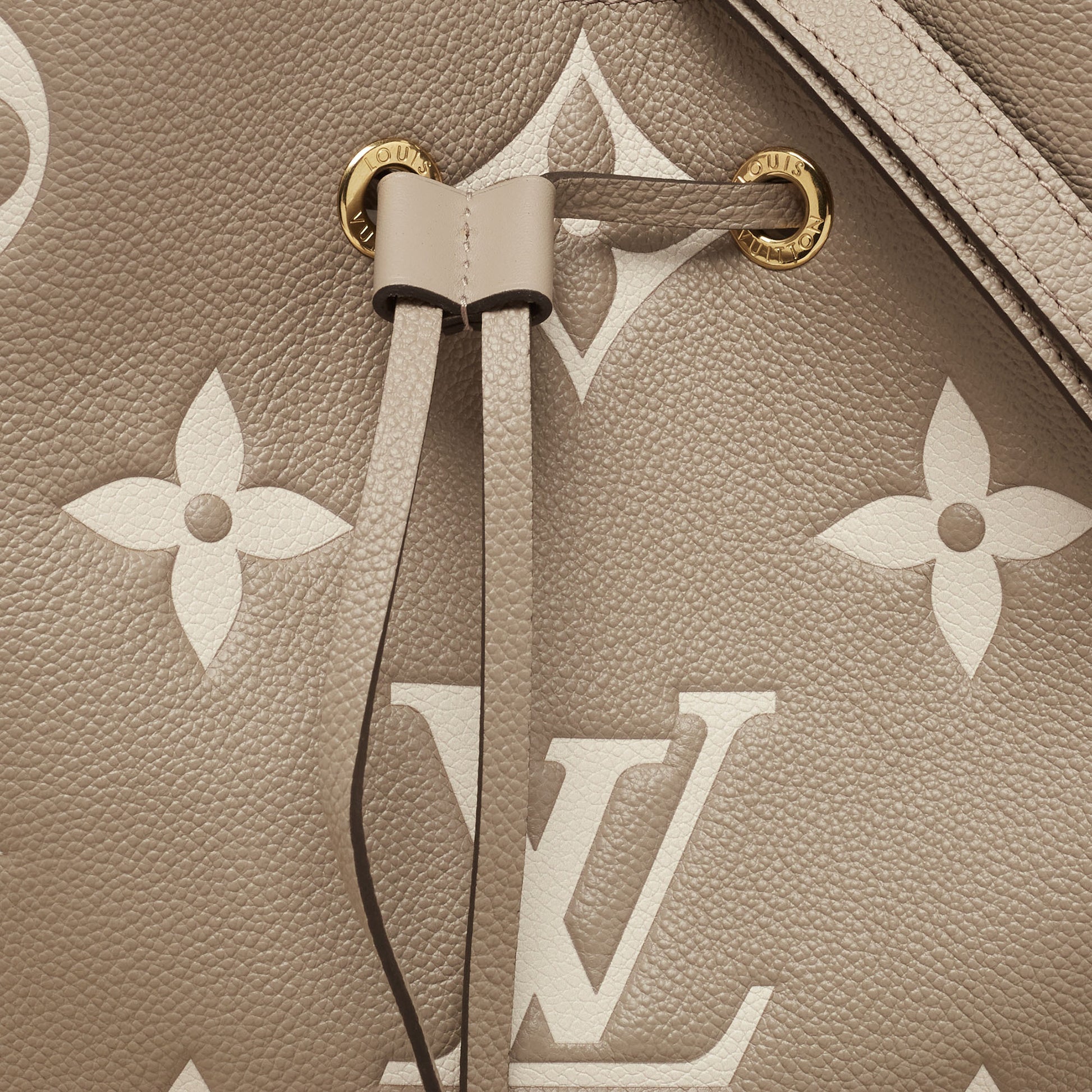 Louis Vuitton Torterelle/Cream Monogram Empreinte Leather NeoNoe MM Bag  Louis Vuitton | The Luxury Closet