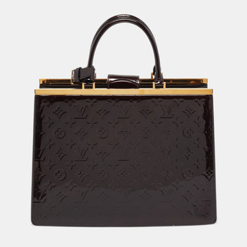 Louis Vuitton Amarante Monogram Vernis Deesse GM Bag