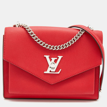 Louis Vuitton Red Leather My Lockme BB Bag