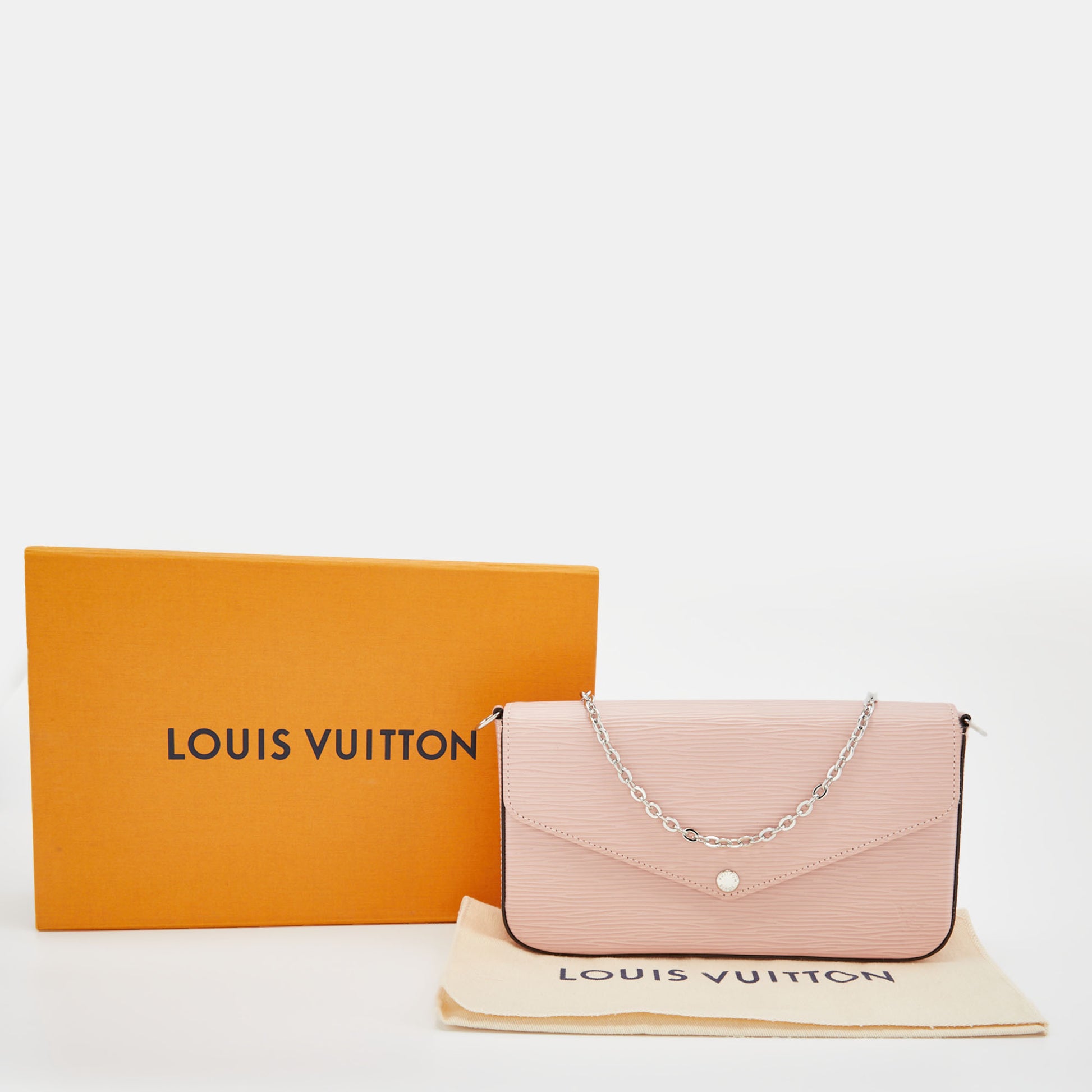 Louis Vuitton Epi Pochette Felicie Rose Ballerine