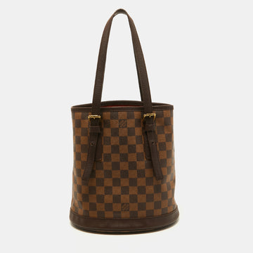 Louis Vuitton Damier Ebene Canvas Marais Bucket Bag