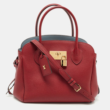 Louis Vuitton Red Leather 2Way Milla PM Bag