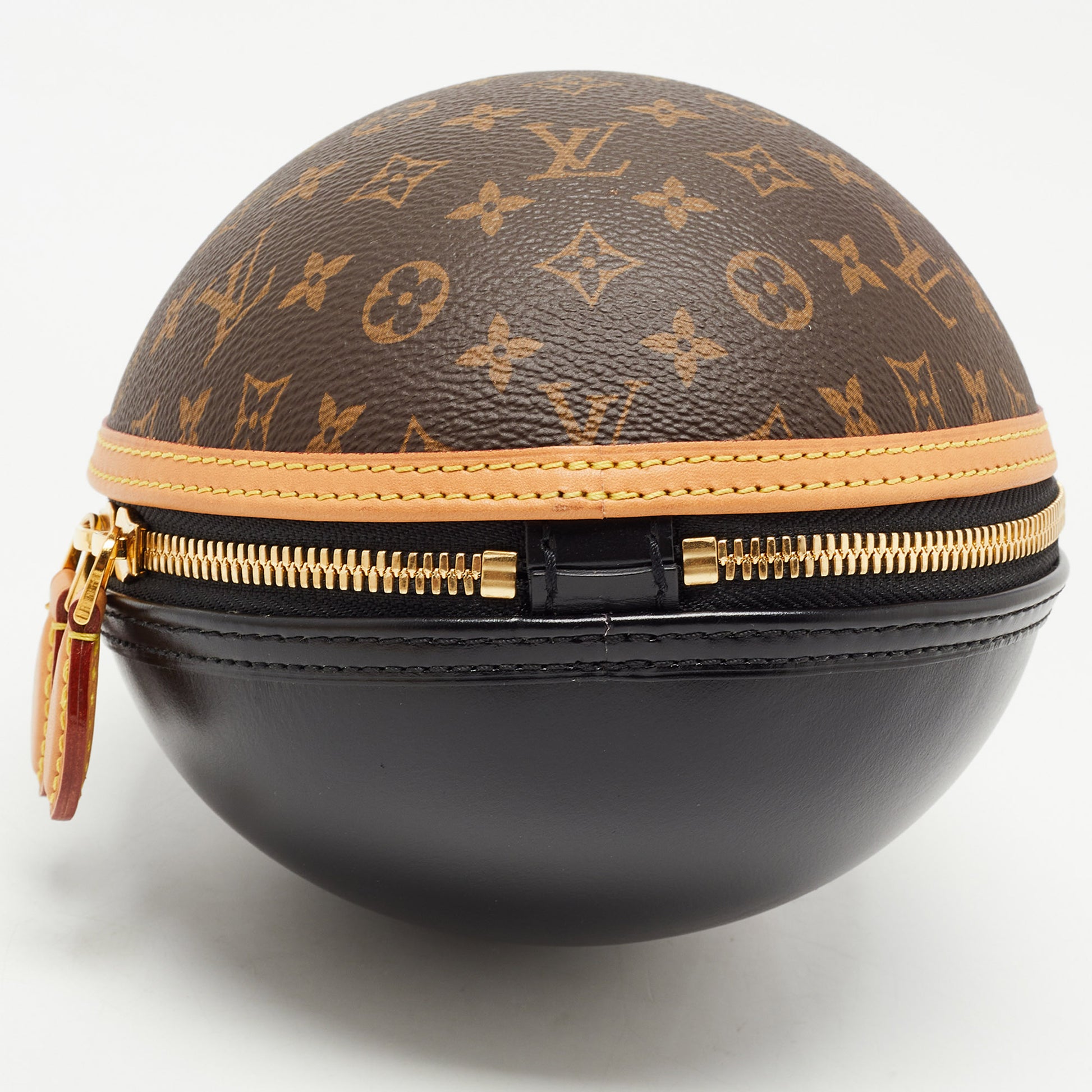 Louis Vuitton Black Monogram Canvas and Leather LV Egg Bag at 1stDibs