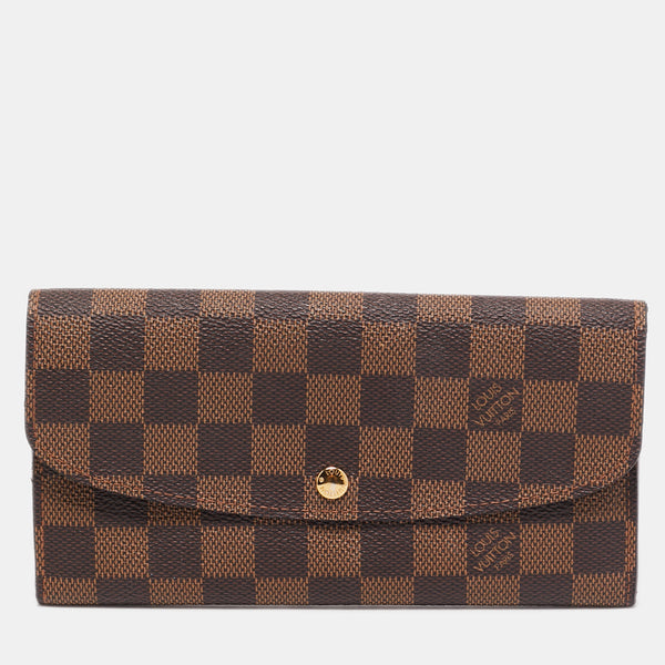 Emilie Wallet Damier Ebene Canvas - Wallets and Small Leather