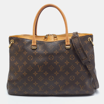 Louis Vuitton Saffran Monogram Canvas Pallas MM Bag