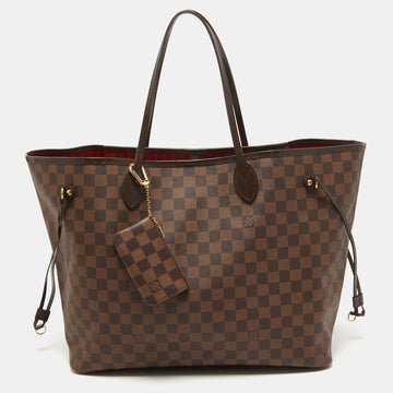 Louis Vuitton Damier Ebene Canvas Neverfull GM Bag