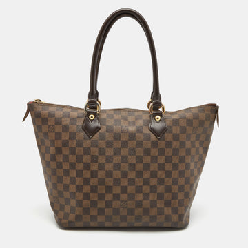 Louis Vuitton Damier Ebene Canvas Saleya MM Bag